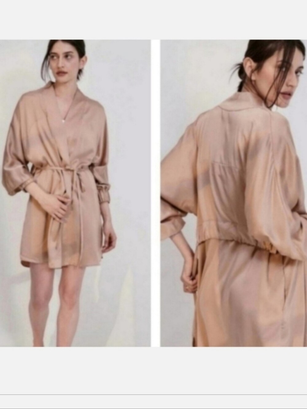 LUNYA WASHABLE SILK ROBE - Picture 3 of 8